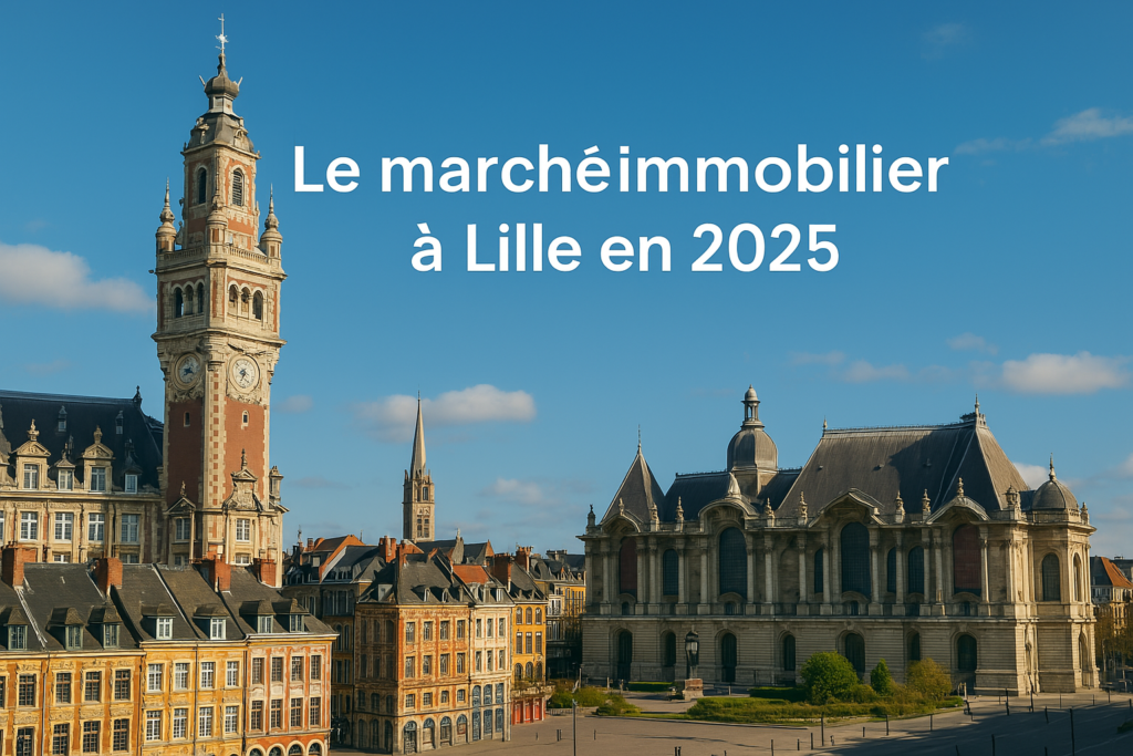 Illustration ville de Lille est son architecture immobilière atypique du nord